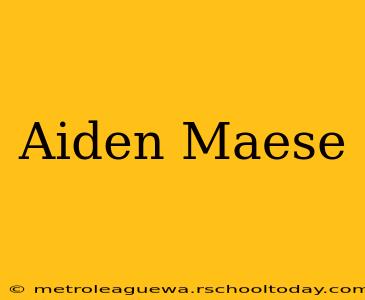 Aiden Maese