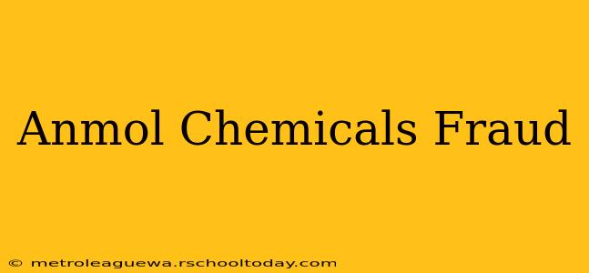 Anmol Chemicals Fraud