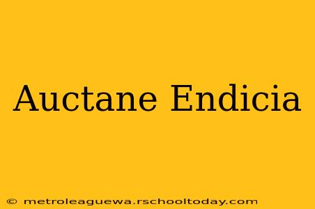 Auctane Endicia