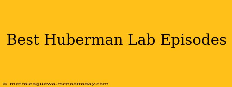 Best Huberman Lab Episodes