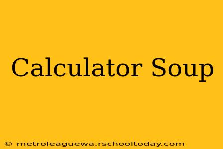 Calculator Soup