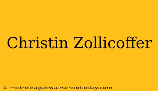 Christin Zollicoffer