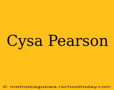 Cysa Pearson