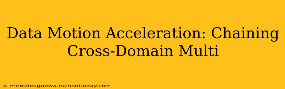 Data Motion Acceleration: Chaining Cross-Domain Multi