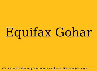 Equifax Gohar