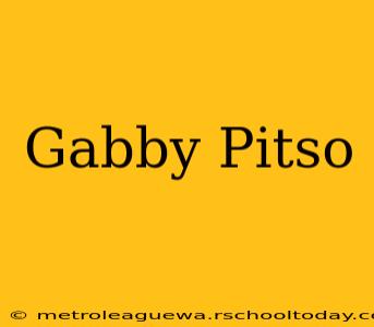 Gabby Pitso