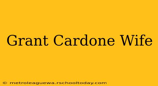 Grant Cardone Wife