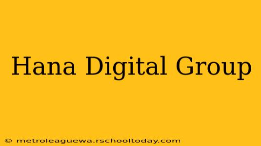 Hana Digital Group