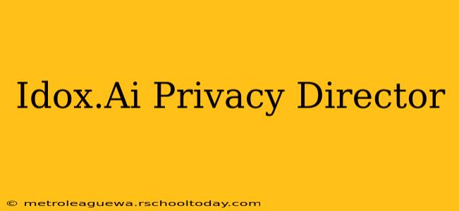 Idox.Ai Privacy Director