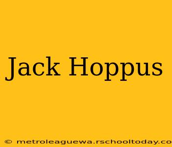 Jack Hoppus