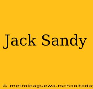 Jack Sandy