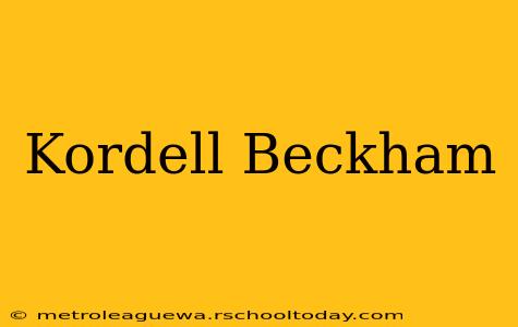 Kordell Beckham