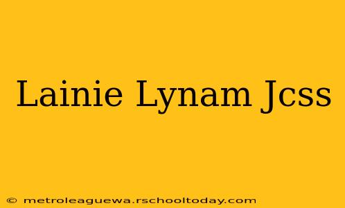 Lainie Lynam Jcss