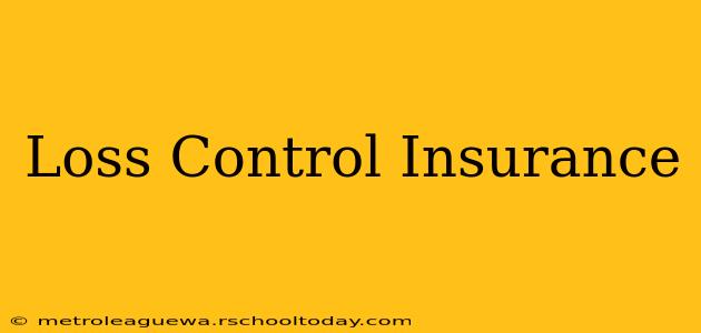 Loss Control Insurance