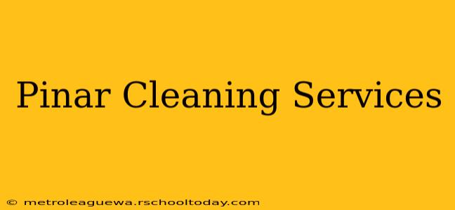 Pinar Cleaning Services