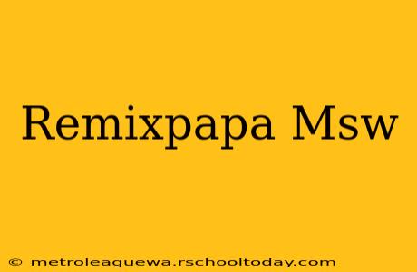 Remixpapa Msw