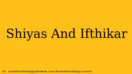 Shiyas And Ifthikar