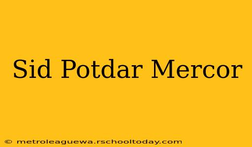 Sid Potdar Mercor