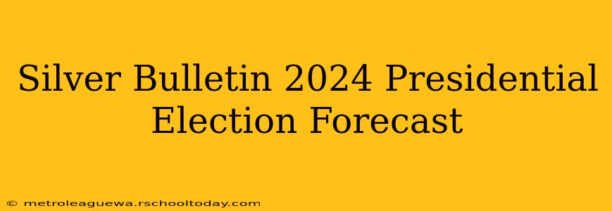 Silver Bulletin 2024 Presidential Election Forecast