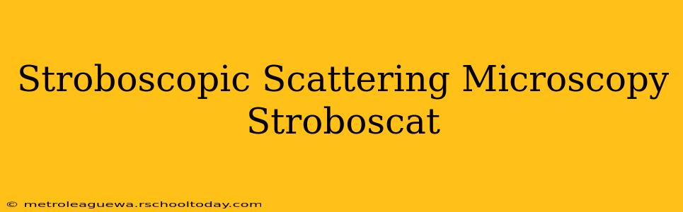 Stroboscopic Scattering Microscopy Stroboscat