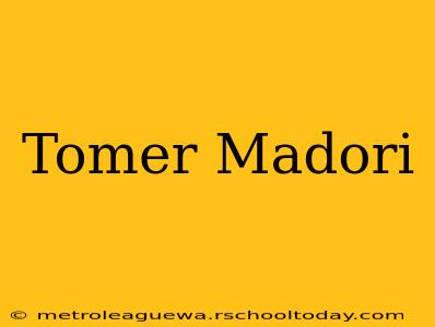 Tomer Madori