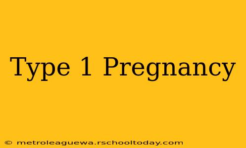 Type 1 Pregnancy