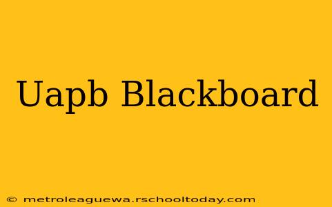 Uapb Blackboard