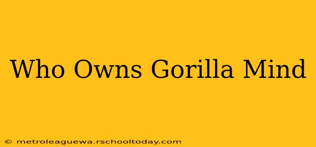 Who Owns Gorilla Mind