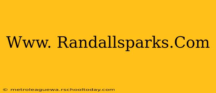 Www. Randallsparks.Com